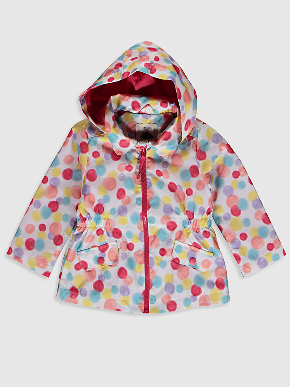 LCW baby Baby Girl's Printed Short Coat -0W0474Z1-LRA