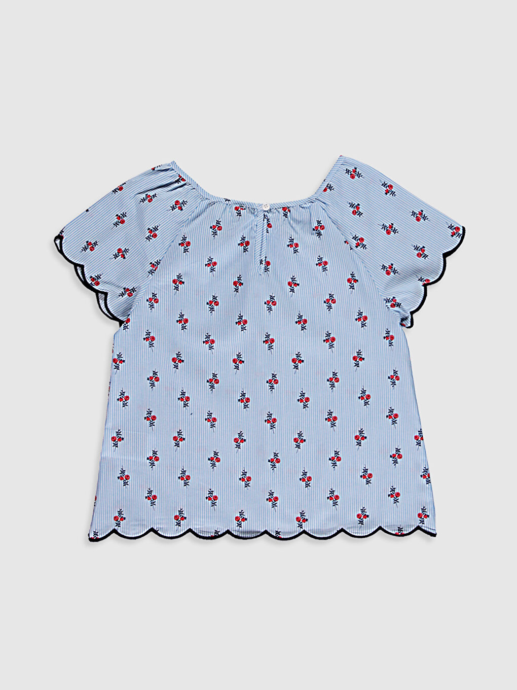 Kid Girls Floral Blouse-1