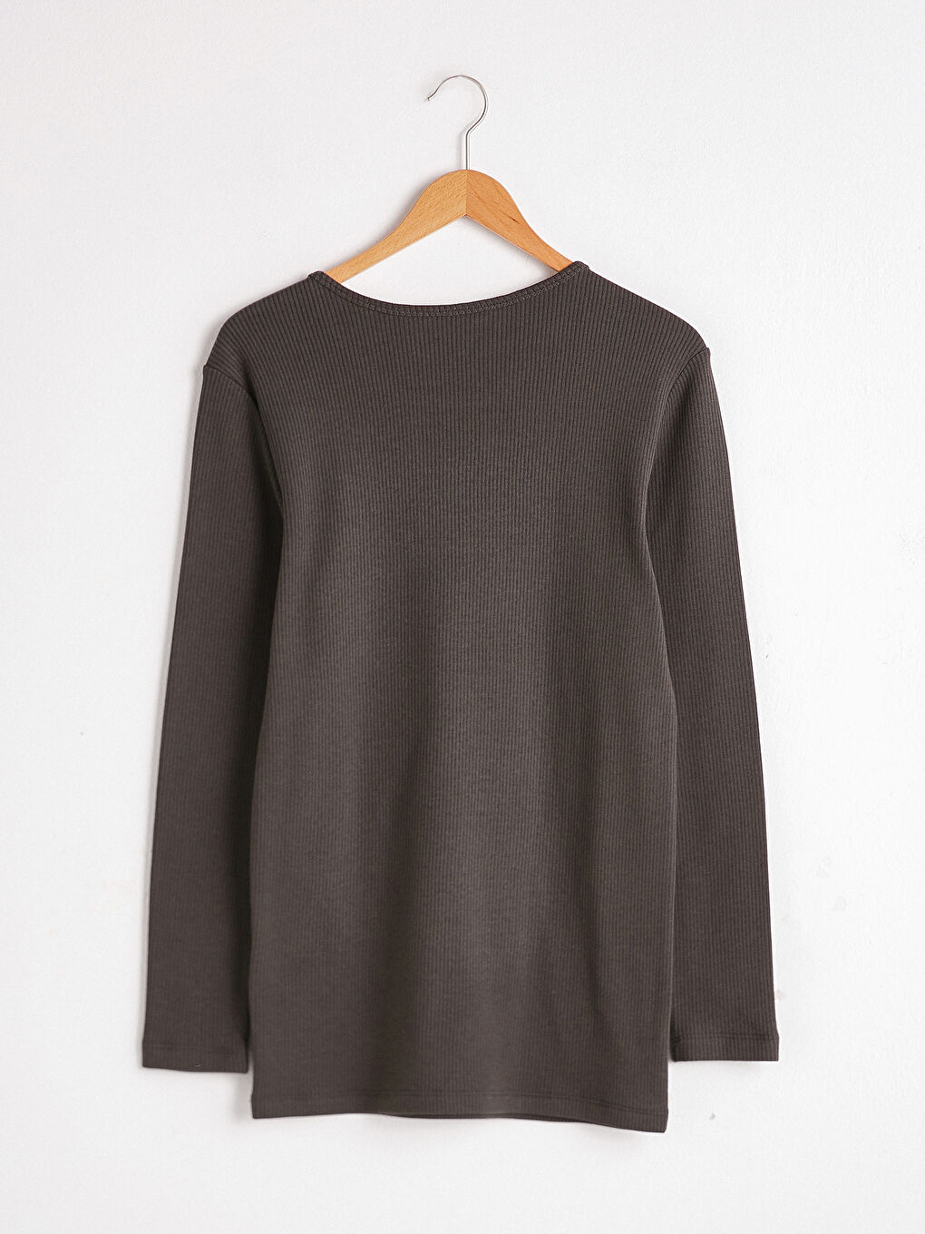 ملابس داخلية حرارية كم طويل ياقة دائرية-4