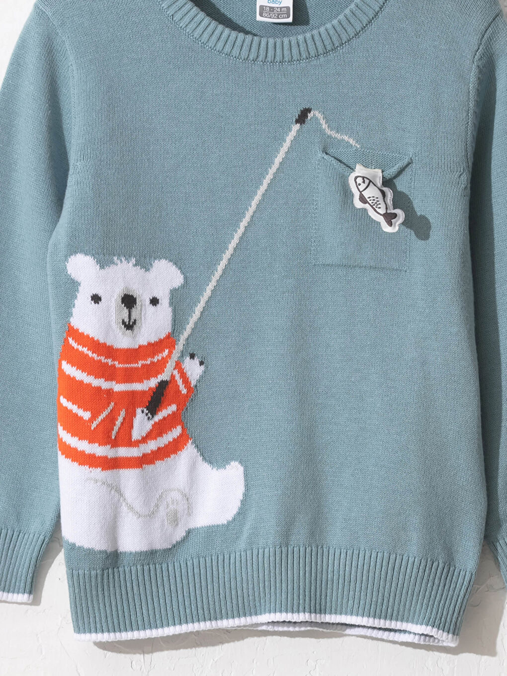 Baby Boy’s Printed Tricot Jumper-2