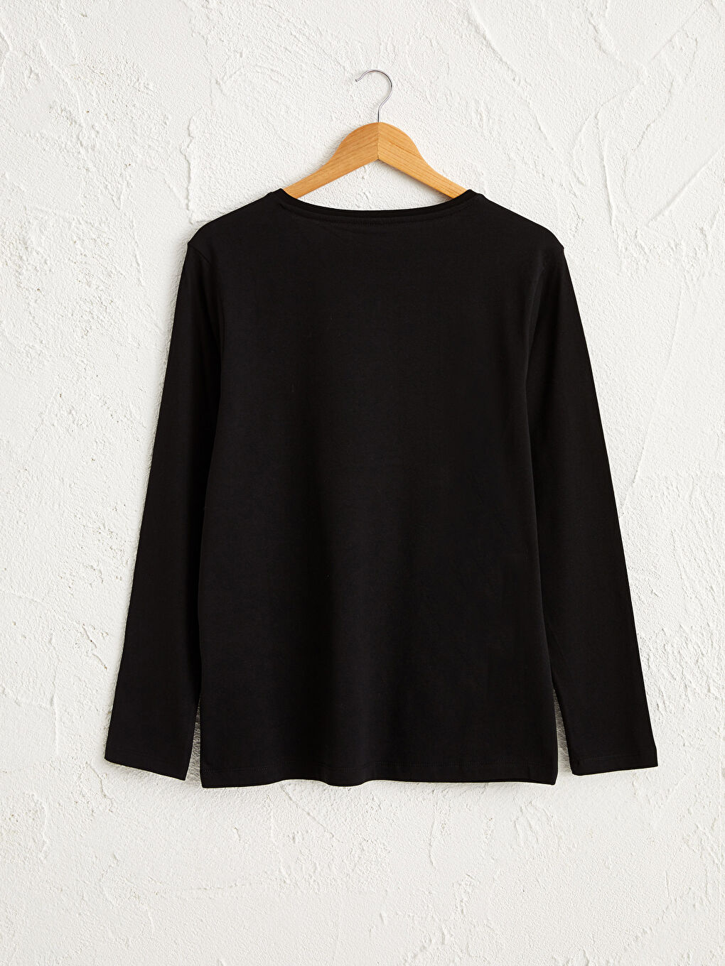 Майка С Длинным Рукавом Из Хлопковой Фланели-2