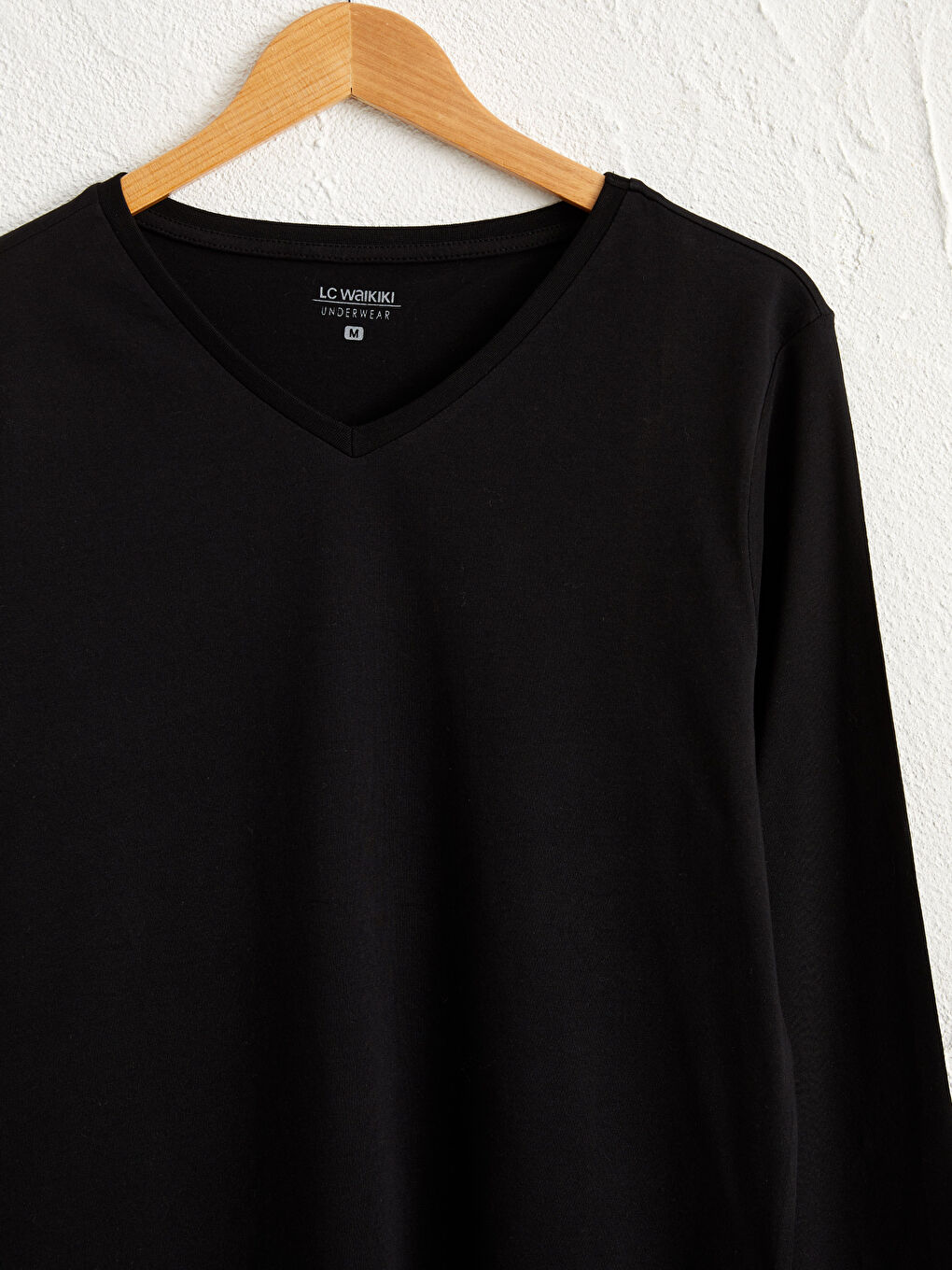 Майка С Длинным Рукавом Из Хлопковой Фланели-3