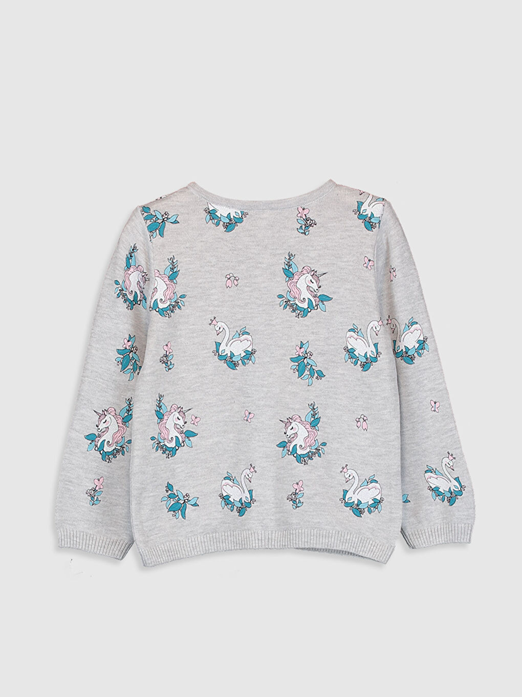 Cardigan Tricot Léger À Motifs pour Fille-1