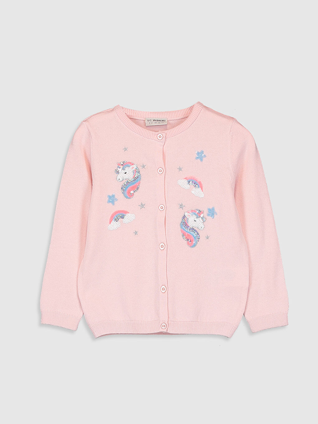 Cardigan Tricot Léger À Motifs pour Fille