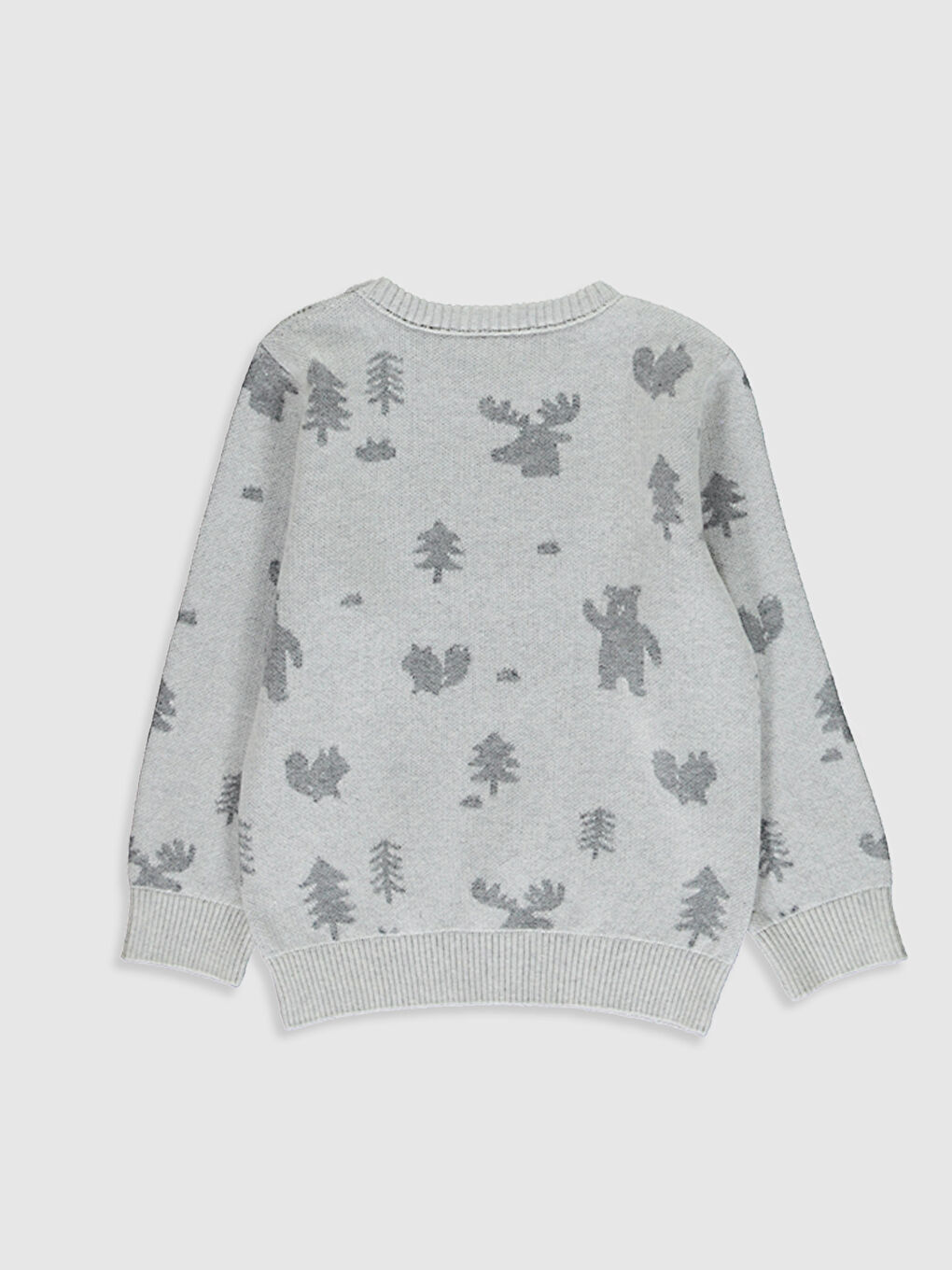 Baby Boy’s Printed Tricot Jumper-1