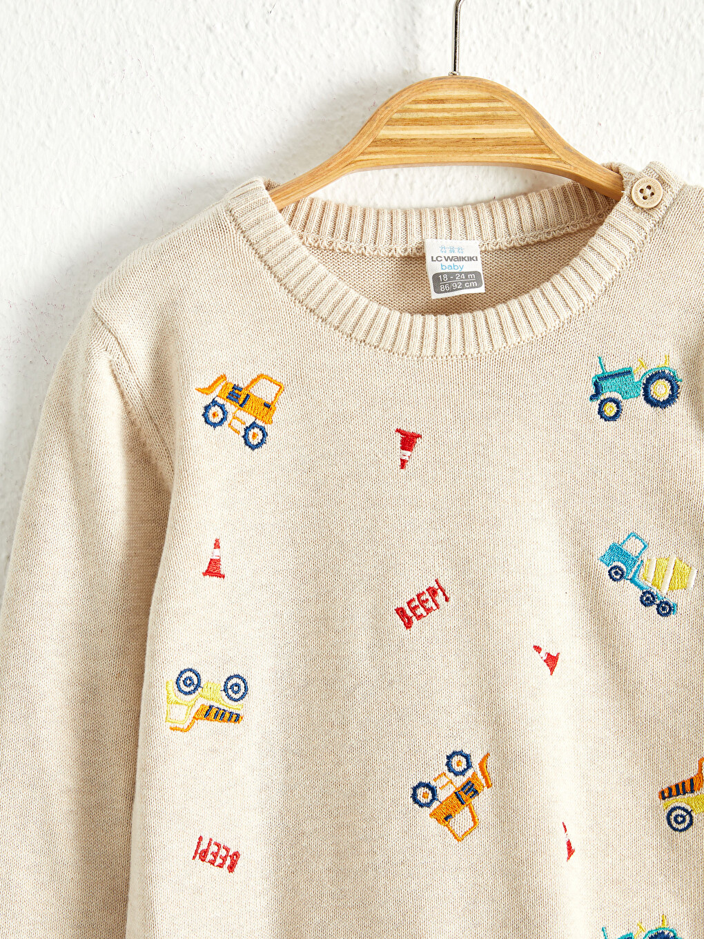 Baby Boy’s Printed Tricot Jumper-2
