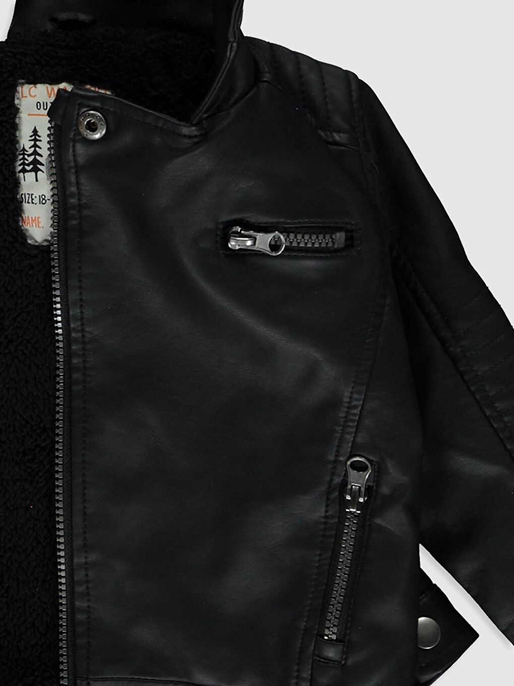 LCW baby Baby Boy’s Faux Leather Jacket -0W0696Z1-CVL