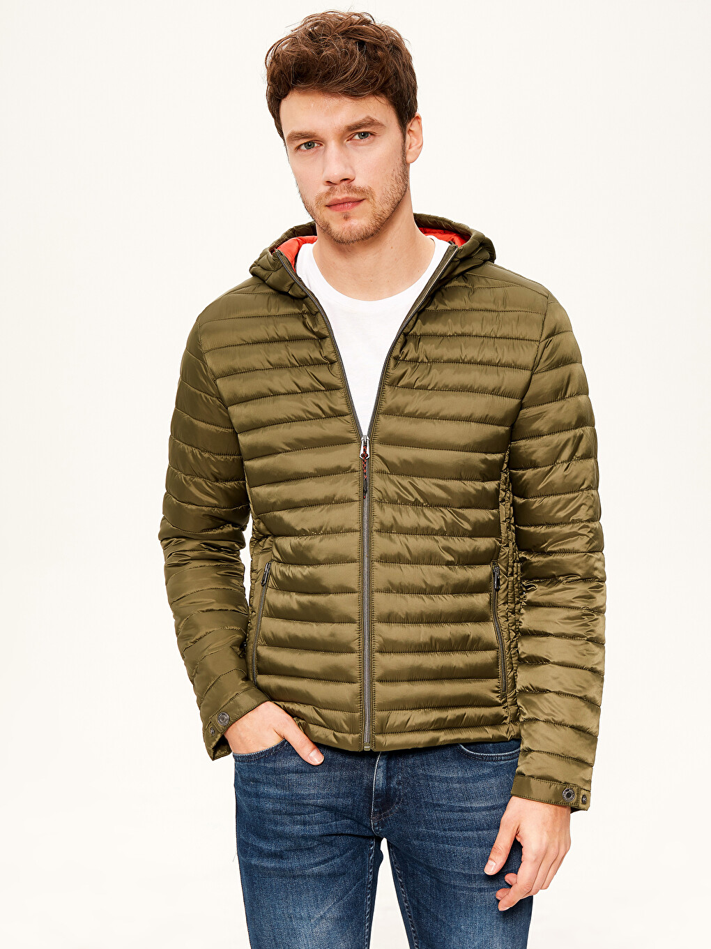 Lightweight Puffer with Hood