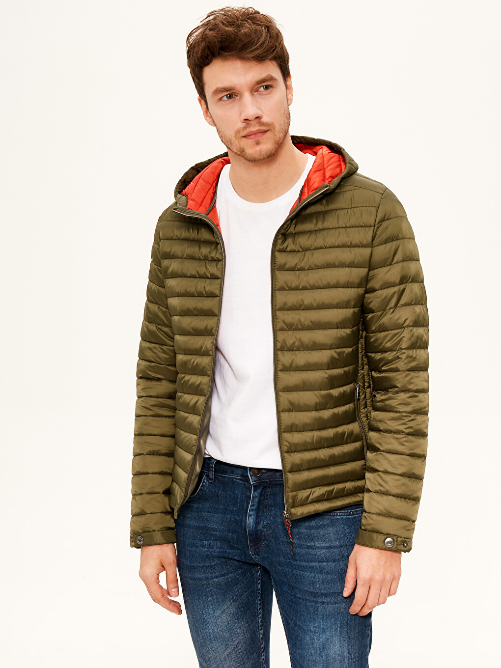 Lightweight Puffer with Hood-2