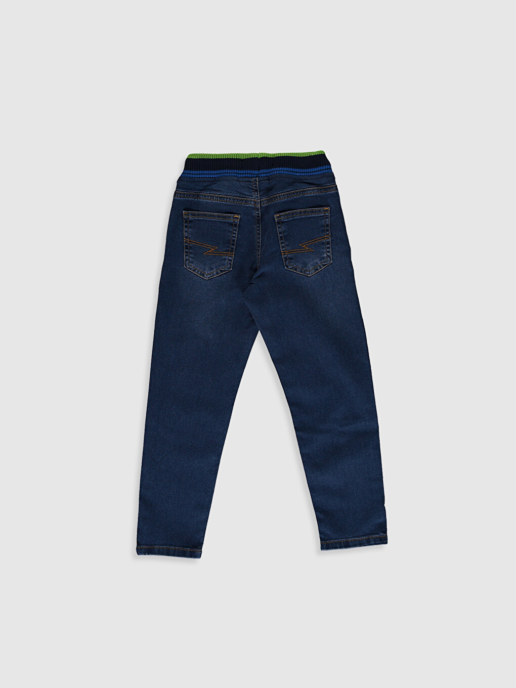 Boy's Elastic Waist Jeans-1