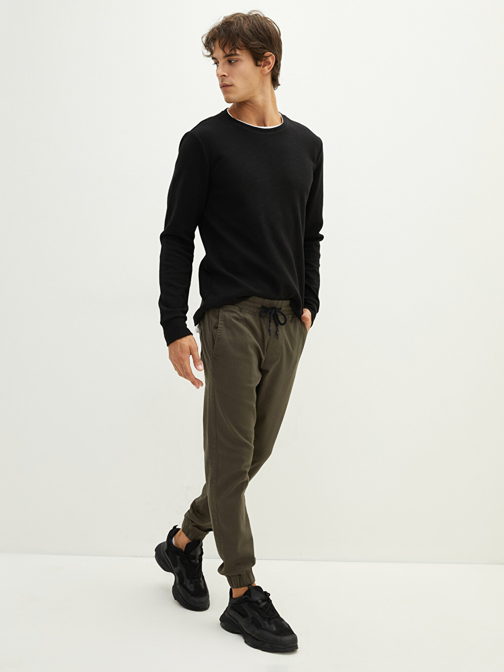 Uski kroj Muške Jogger Pantalone-2