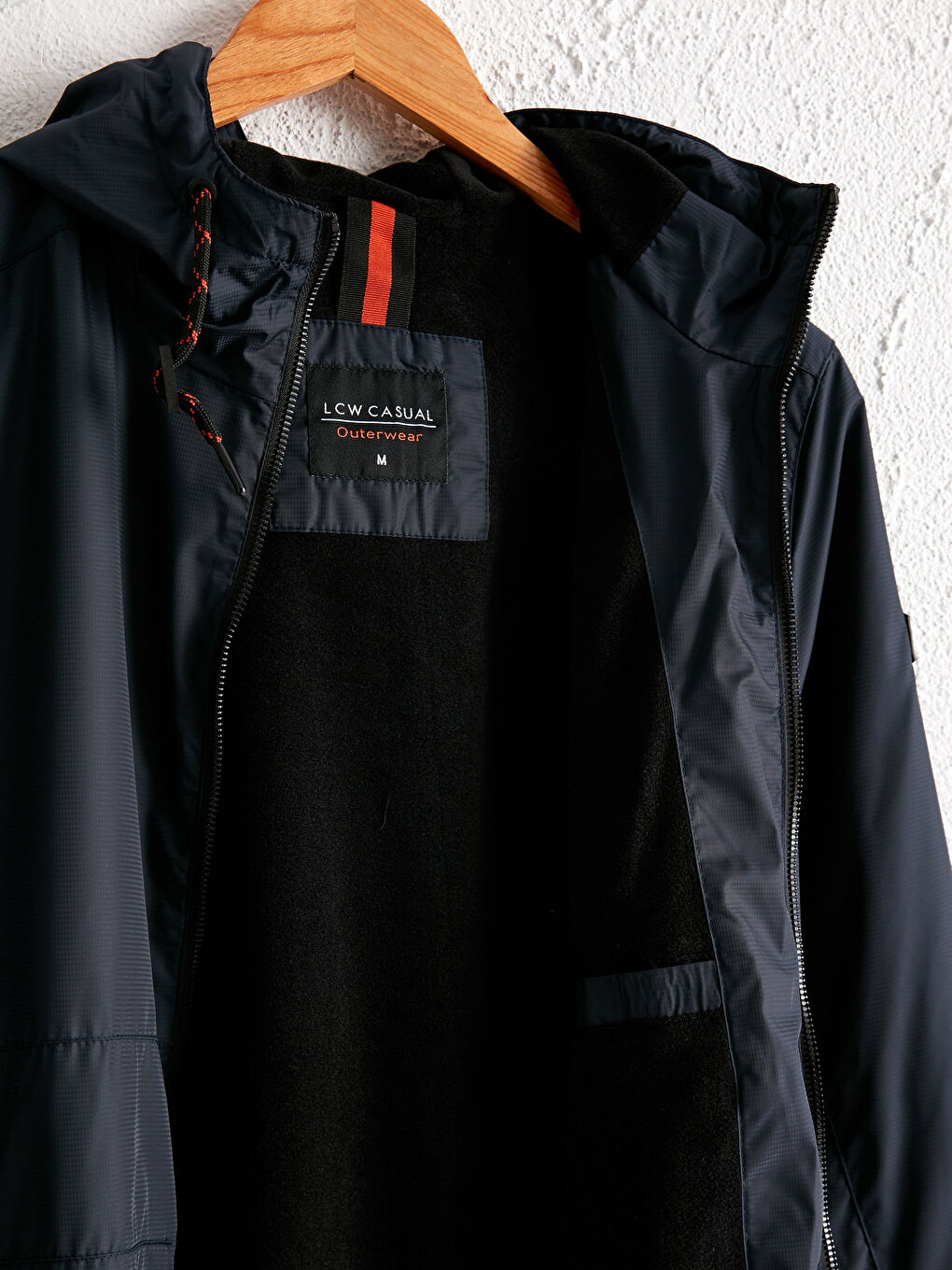 Standard Fit Hooded Thin Men's Raincoat-6