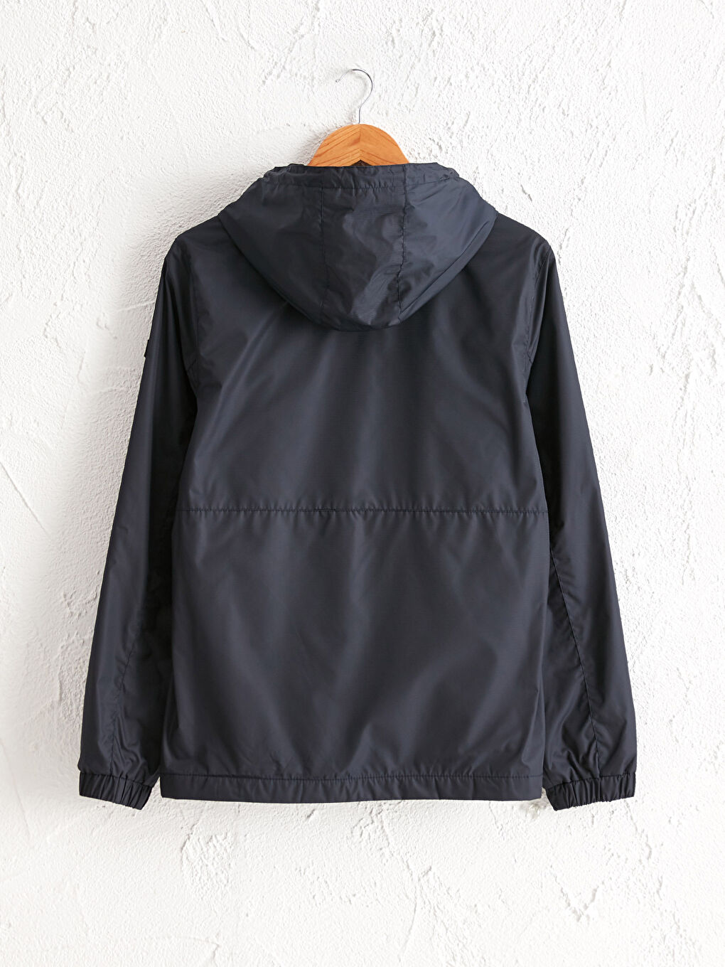 Standard Fit Hooded Thin Men's Raincoat-7