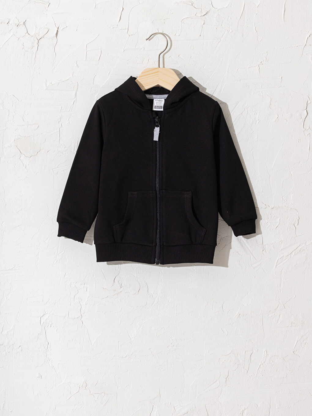 Baby Boy’s Zip-down Sweatshirt With Hood