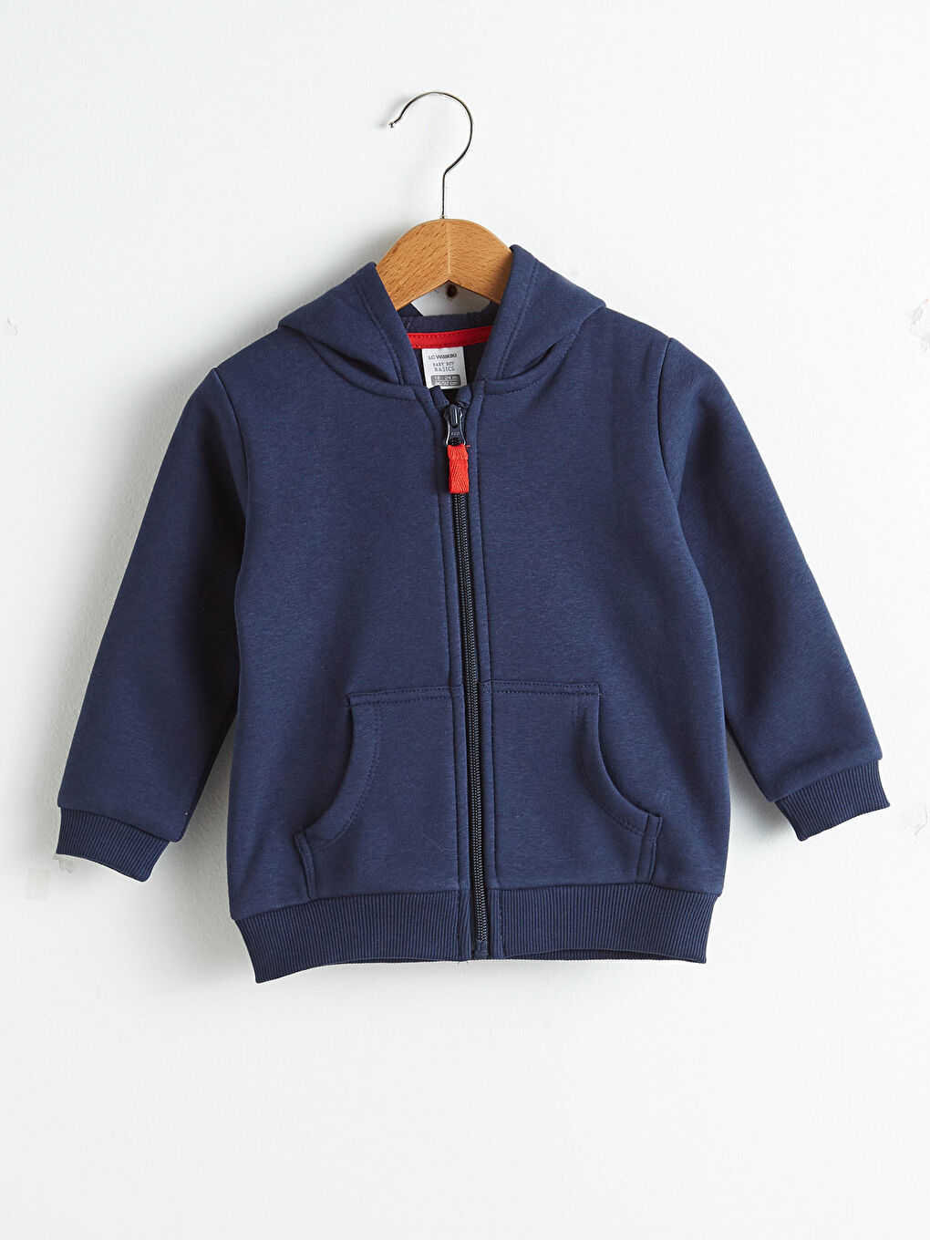 Толстовка на молнии с капюшоном для малышей-мальчиков-1