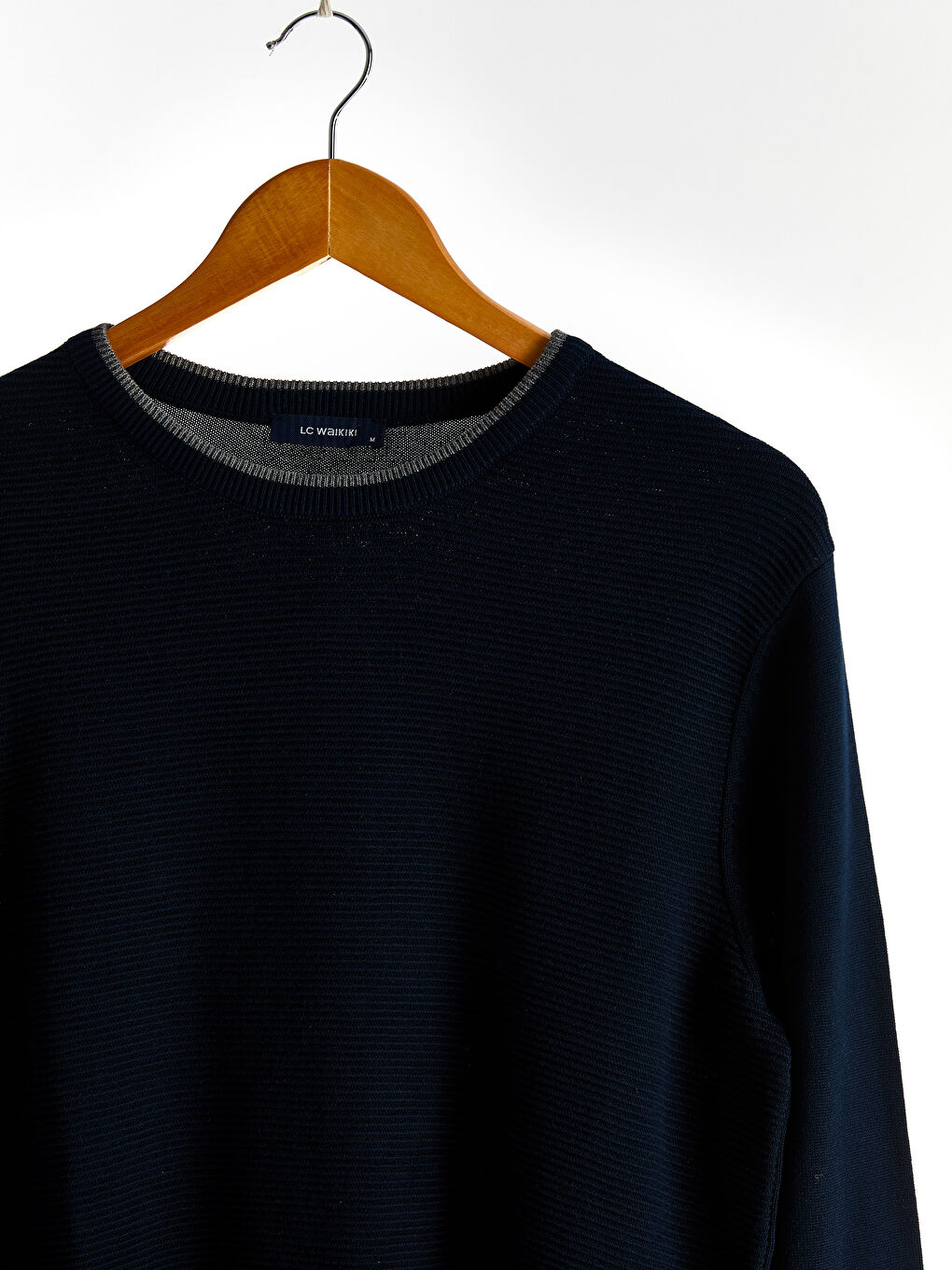 LCWAIKIKI Classic Crew Neck Basic Lightweight Tricot Jumper -0W0791Z8-NOO