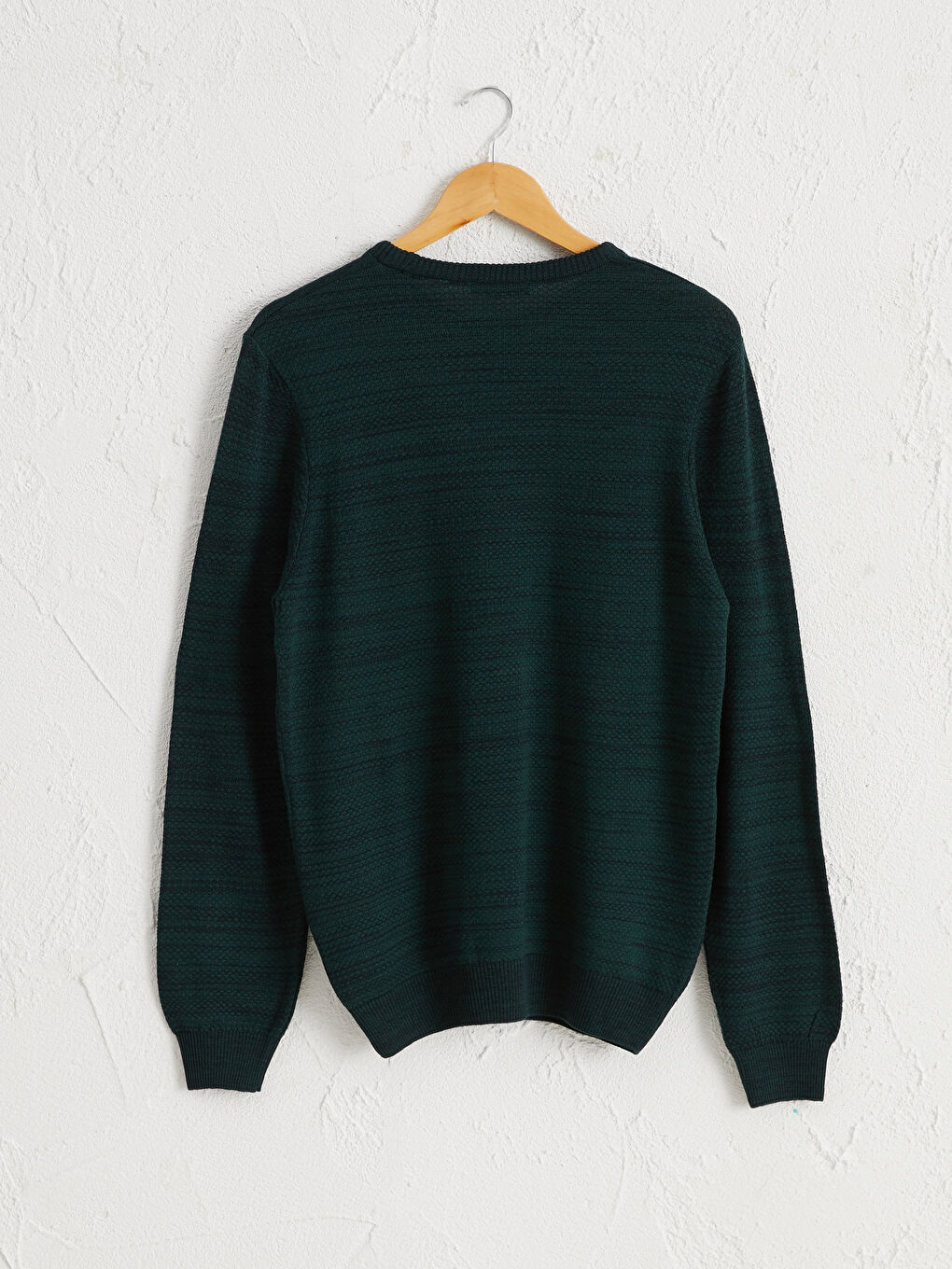 Turuncu Bisiklet Yaka İnce Triko Kazak-1