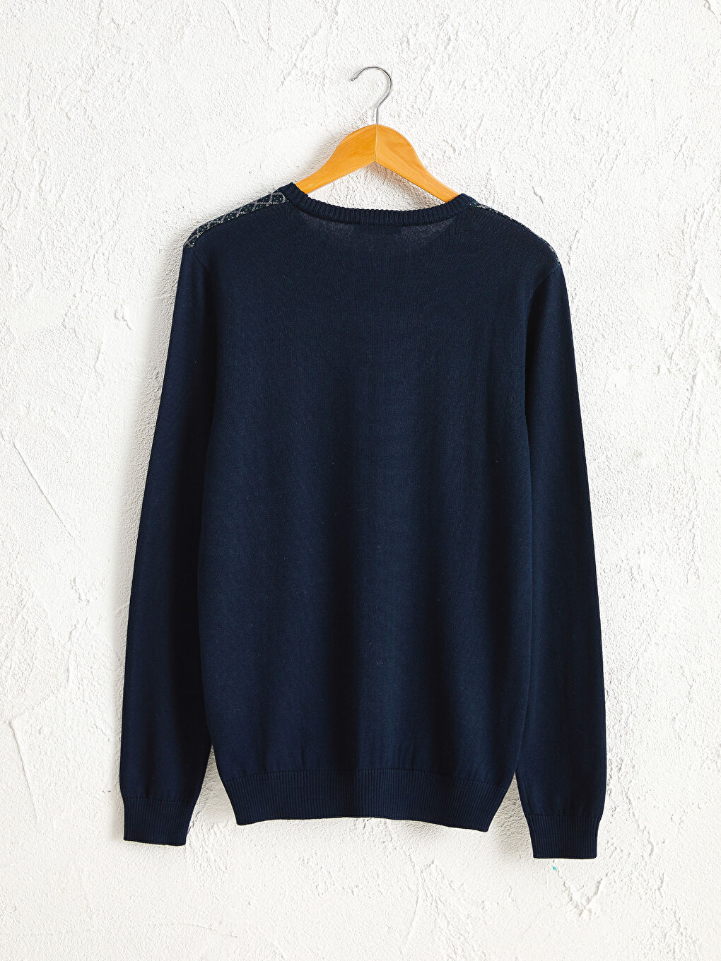 Crew Neck Lightweight Tricot Jumper-1