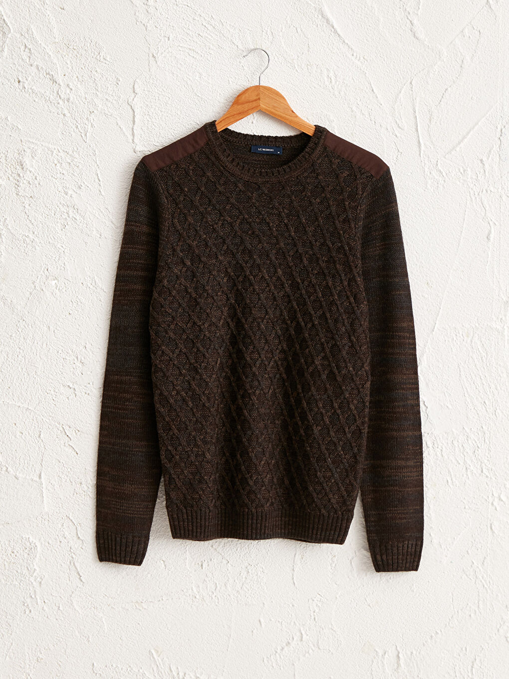 Πουλόβερ Με Στρογγυλή Λαιμόκοψη Από Ακρυλικό Tricot