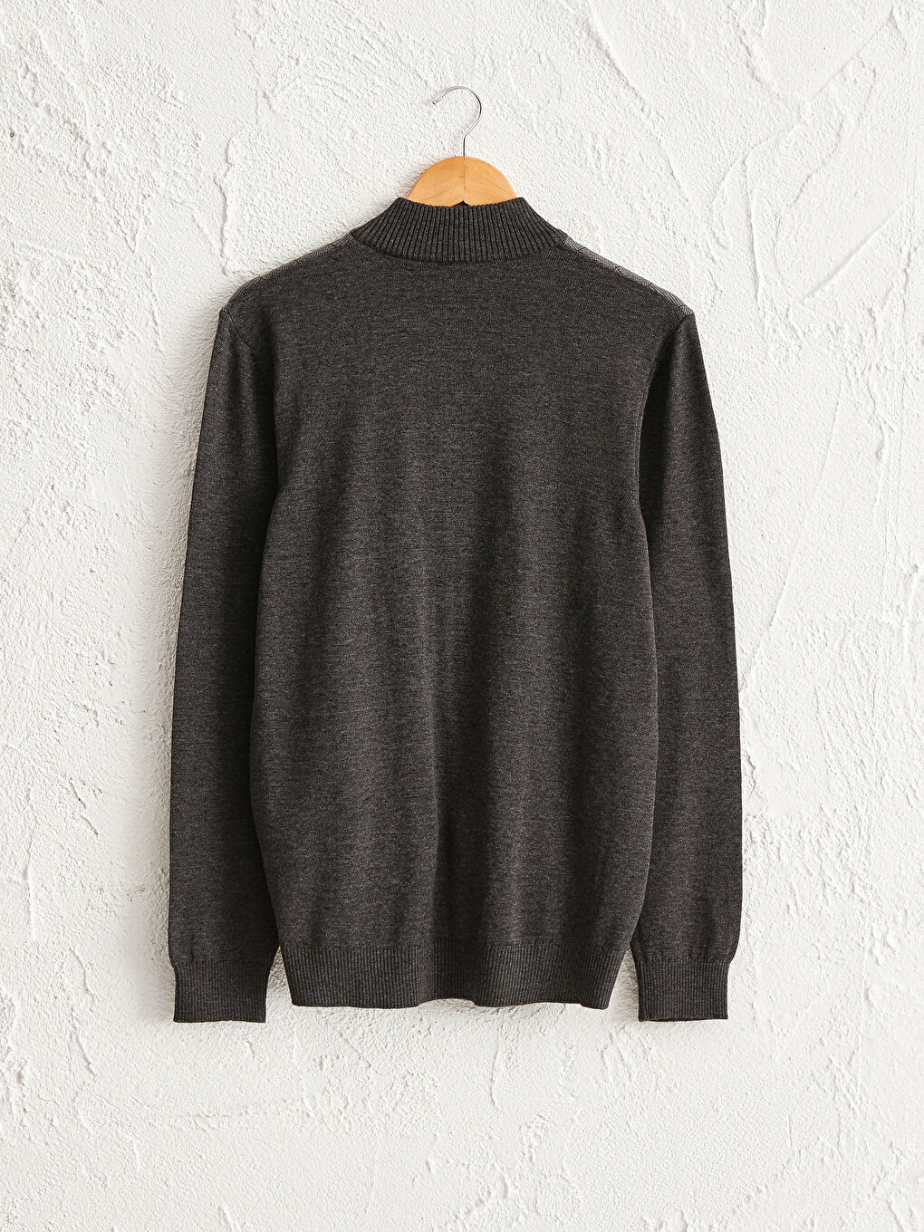Standard Fit Neckband Lightweight Tricot Cardigan-1