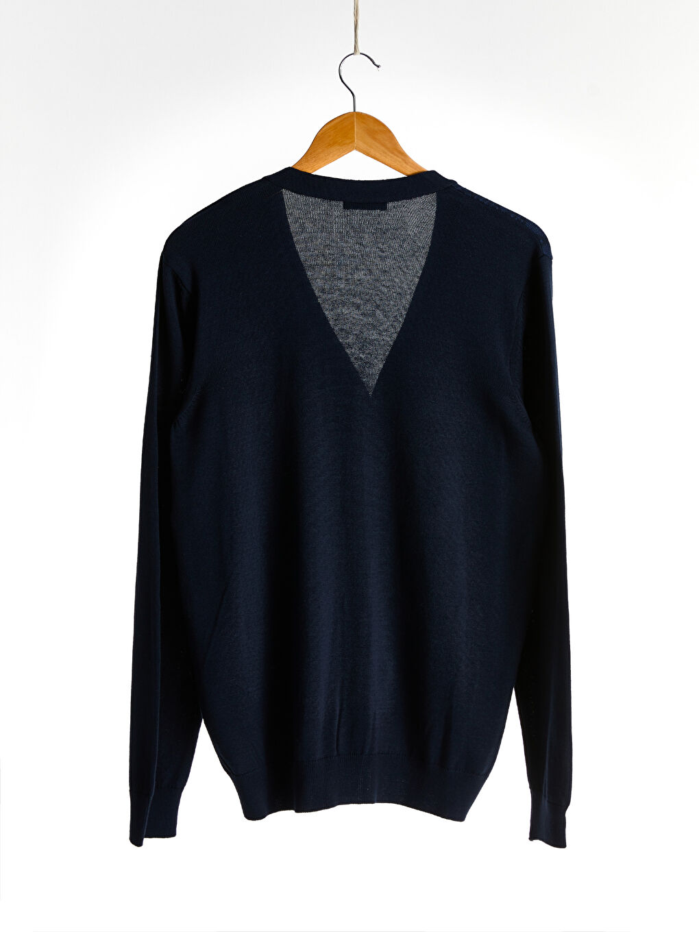 Standardni kroj V izrez Muški trikotažni kardigan-2