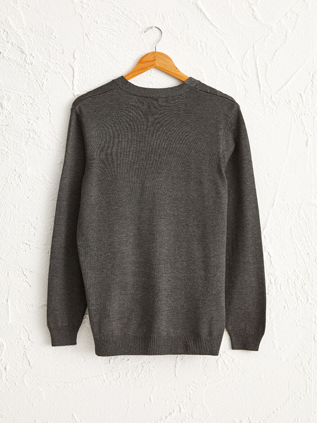 Cardigan en tricot léger à col en V-1