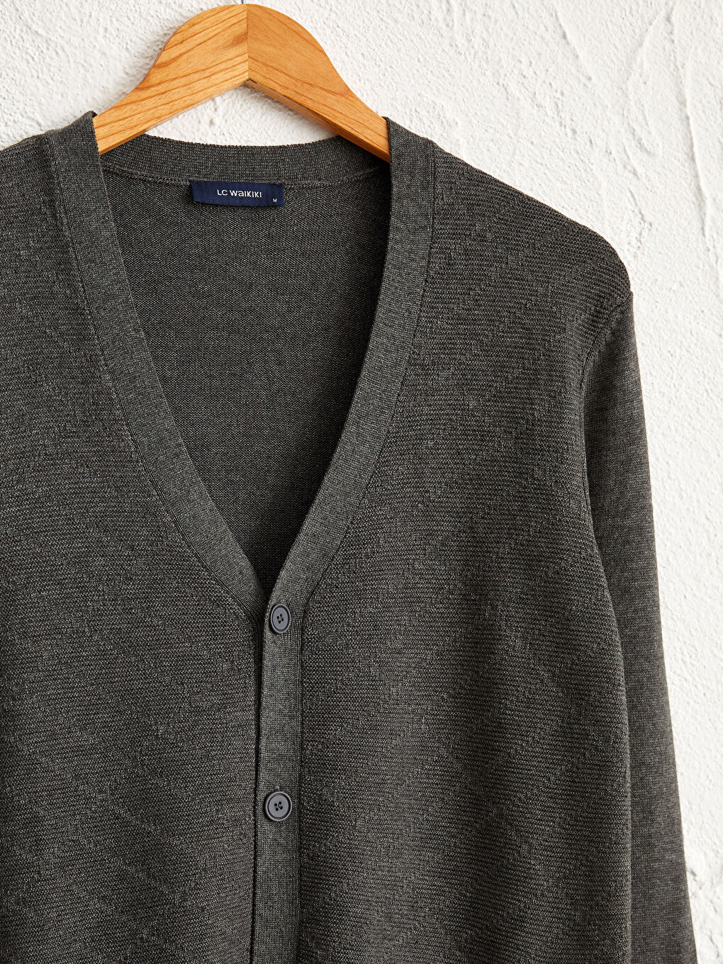 Cardigan en tricot léger à col en V-2