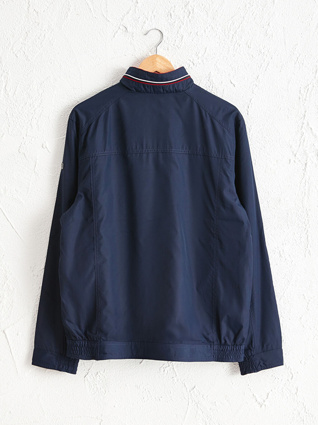 Neckband Double-Sided Lightweight Short Coat-3