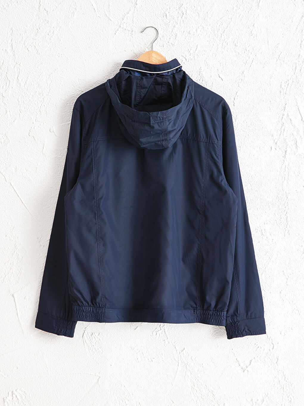 Neckband Double-Sided Lightweight Short Coat-4