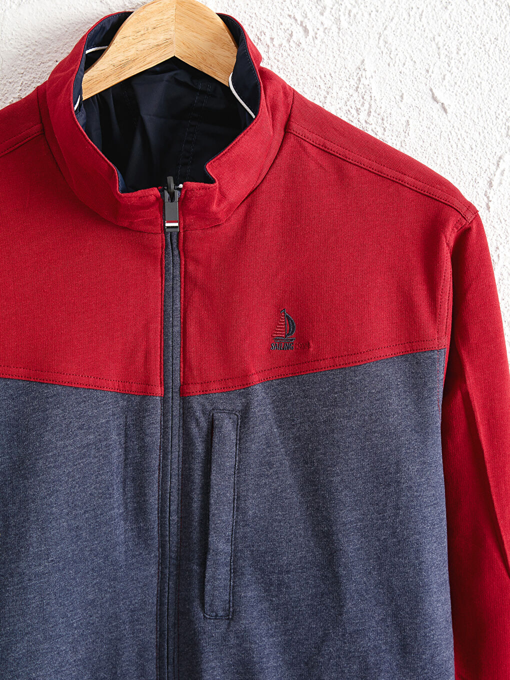 Neckband Double-Sided Lightweight Short Coat-6