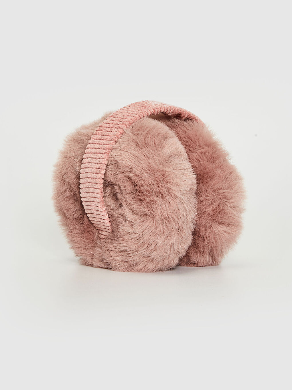 Pembe Pelüş Kulaklık-5