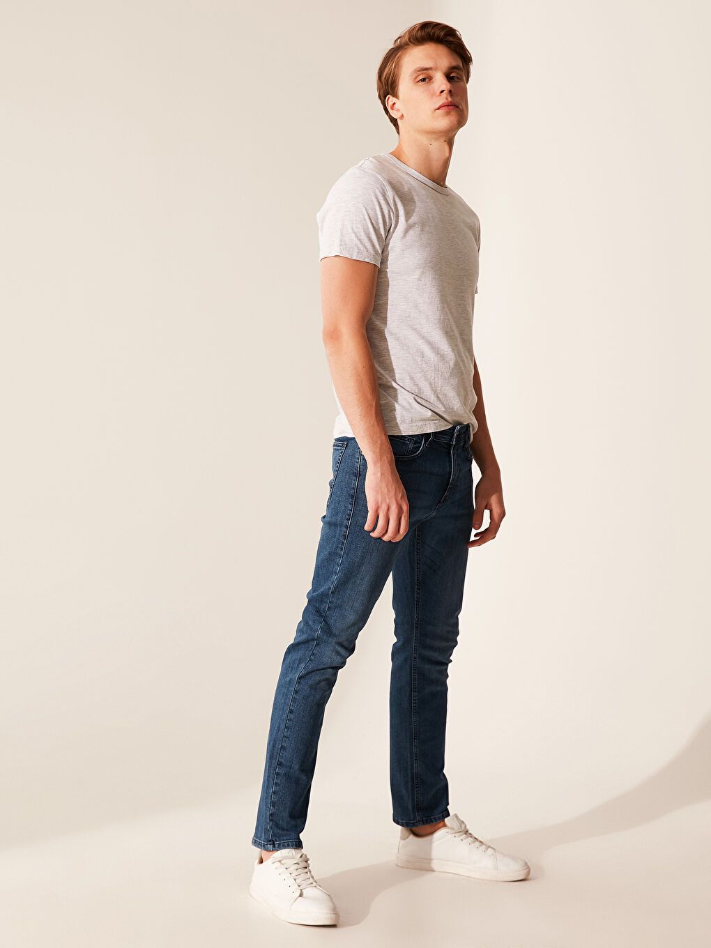 Orta İndigo Rodeo Jean Pantolon-2