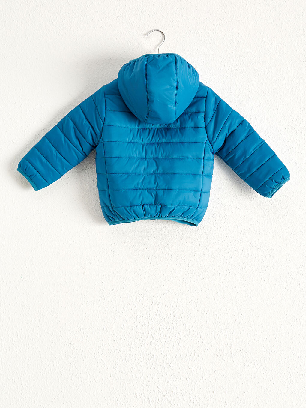 Короткое пальто на молнии с капюшоном для малыша мальчика-1