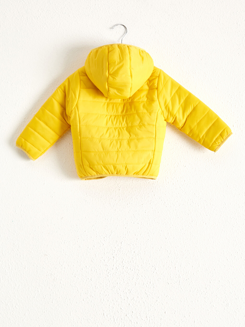 Baby Boy’s Zip-down Short Coat With Hood-1