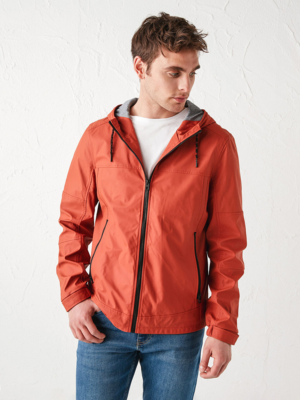 Hooded Slim Men's Jacket