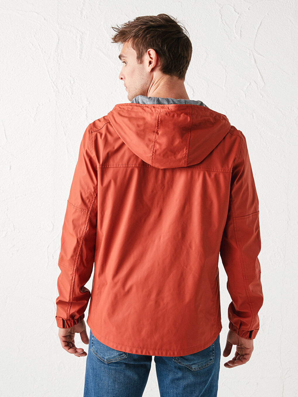 Hooded Slim Men's Jacket-4