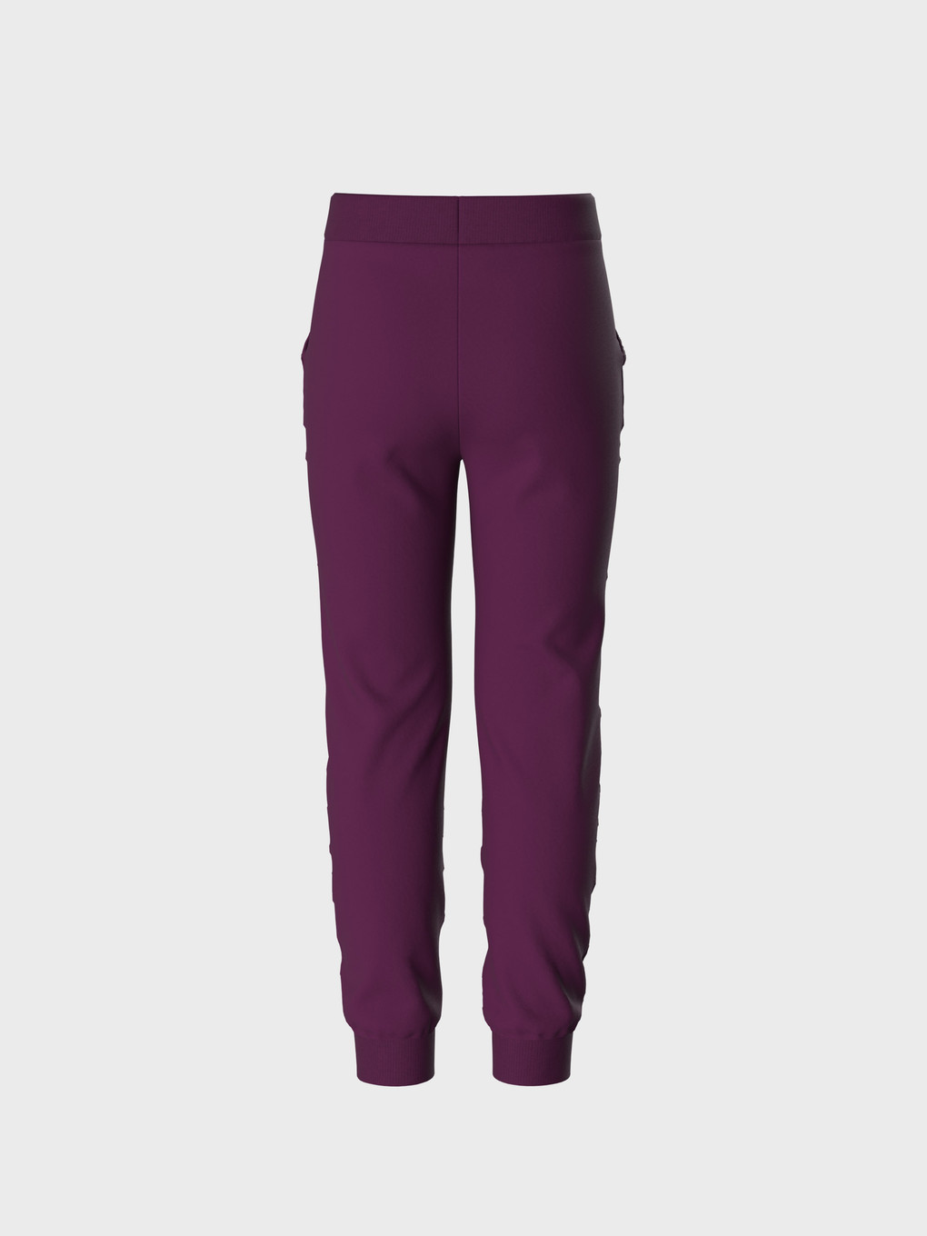 Mor Kız Çocuk Jogger Eşofman Altı-3