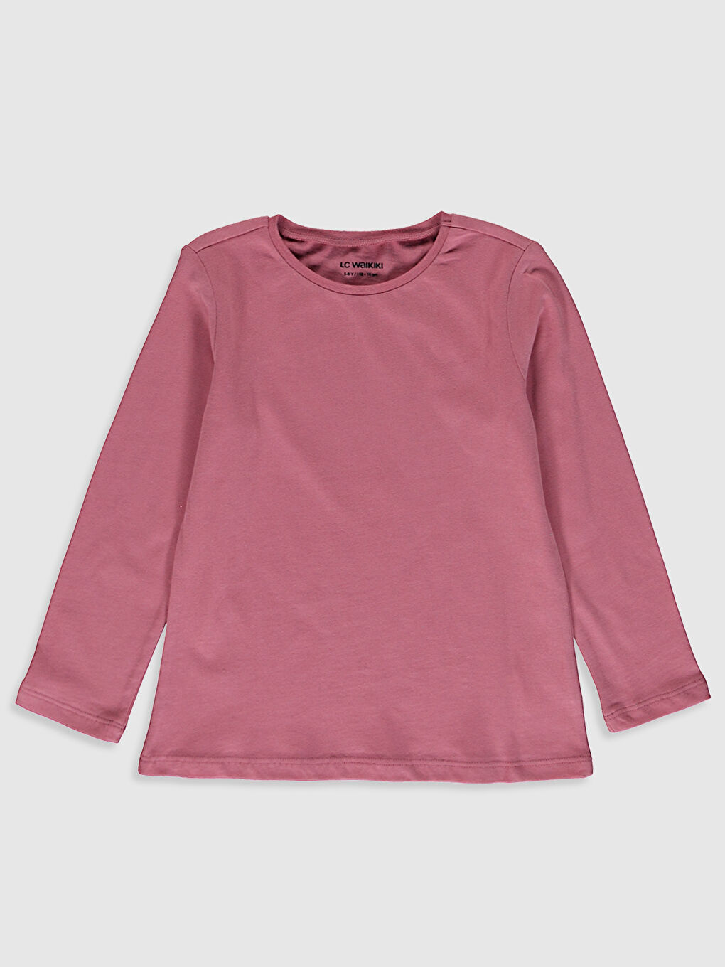 Pembe Kız Çocuk Pamuklu Basic Tişört