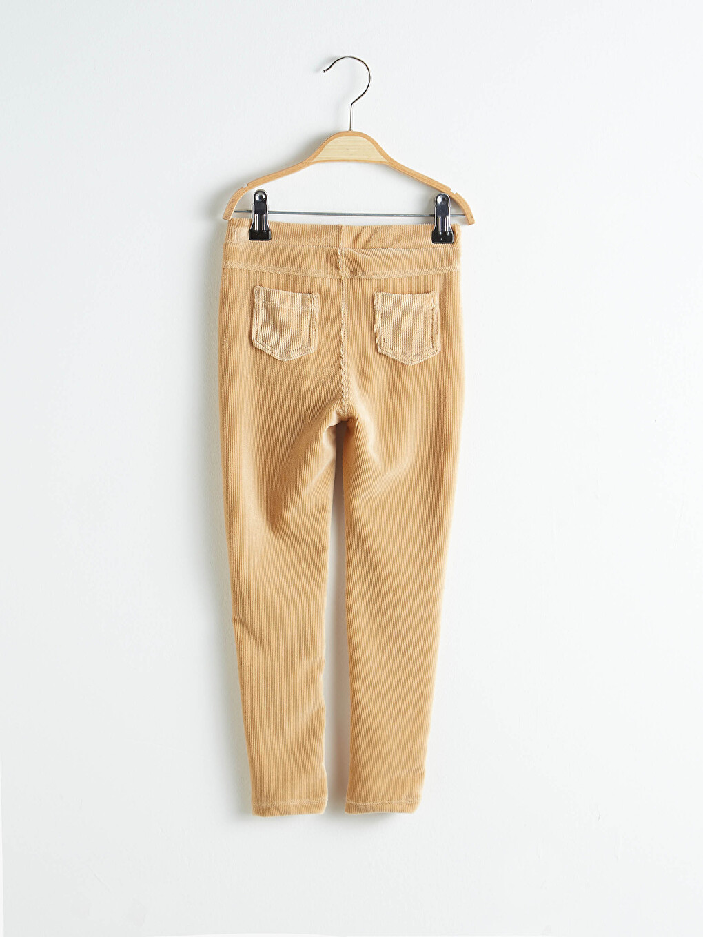 Collants Longs Basiques En Velours Pour Fille À Taille Élastique-1