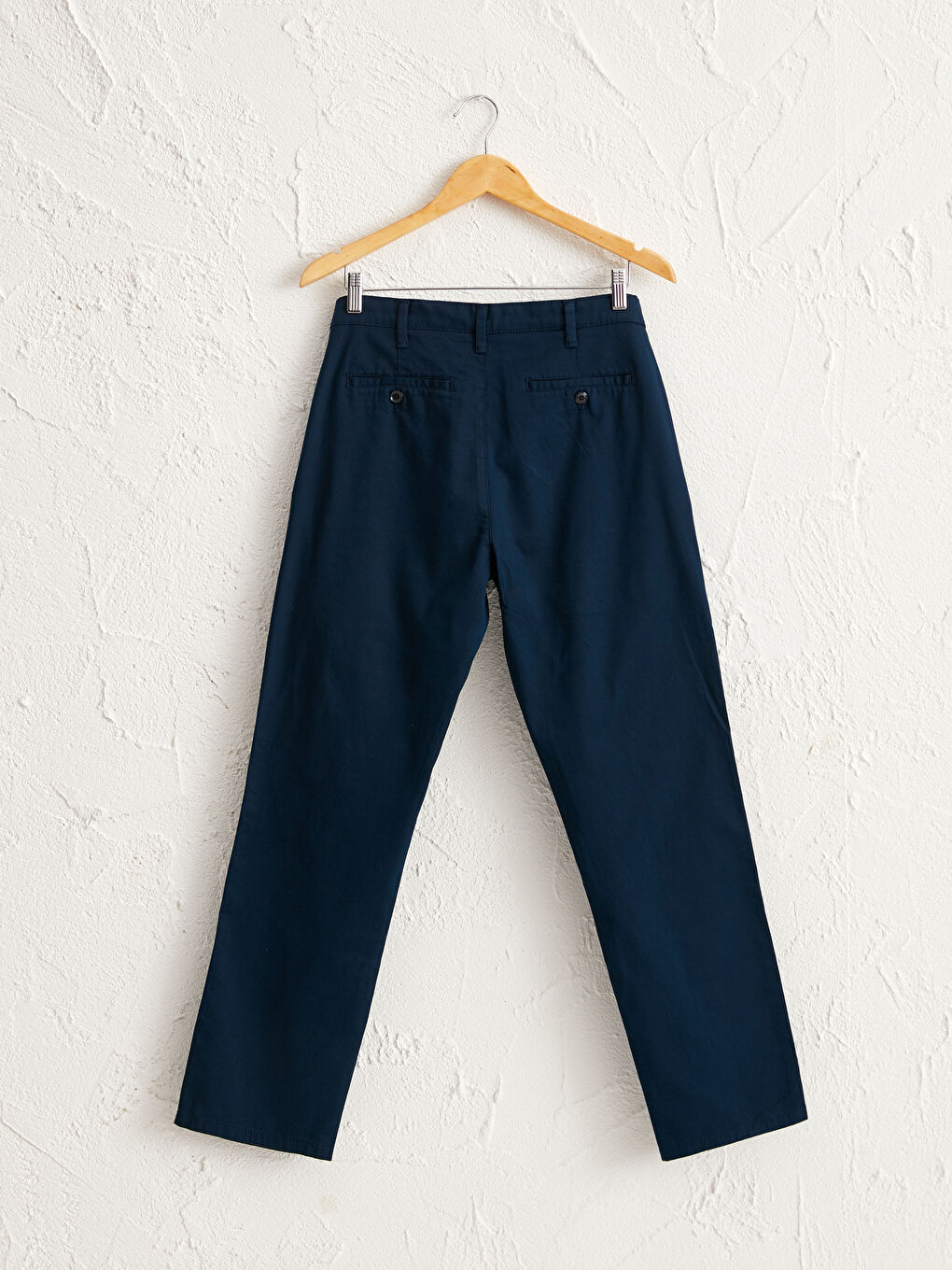 Regular Fit Textured Trousers-1