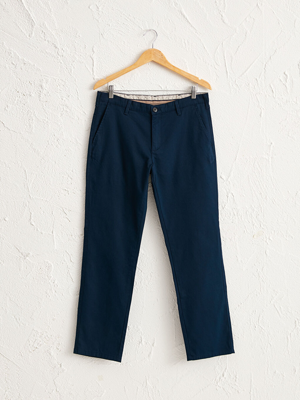 Regular Fit Textured Trousers