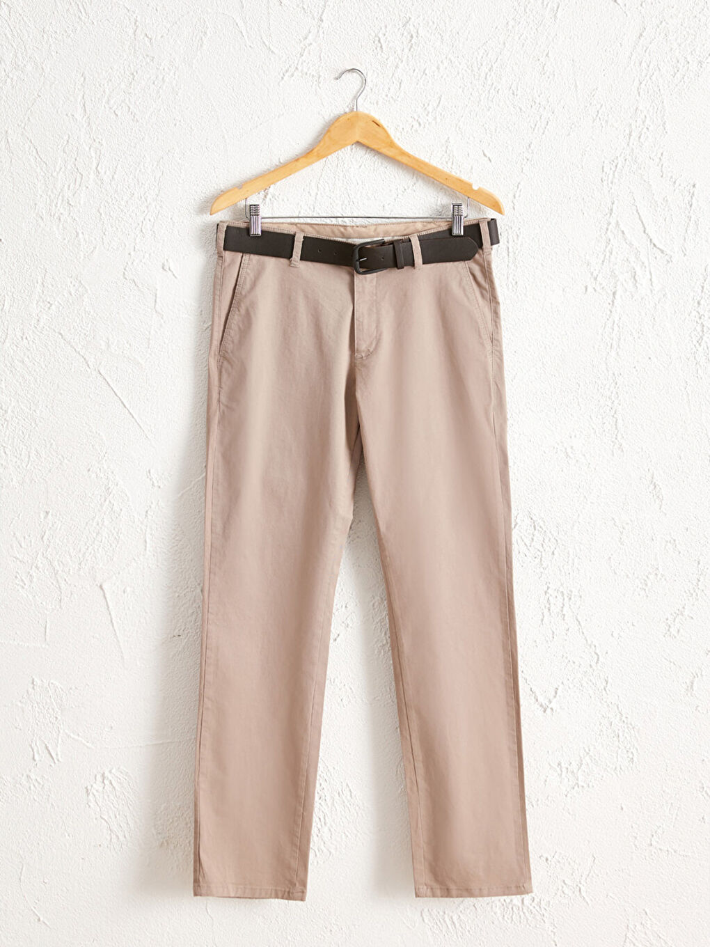 Standard Fit Gabardine Trousers-1