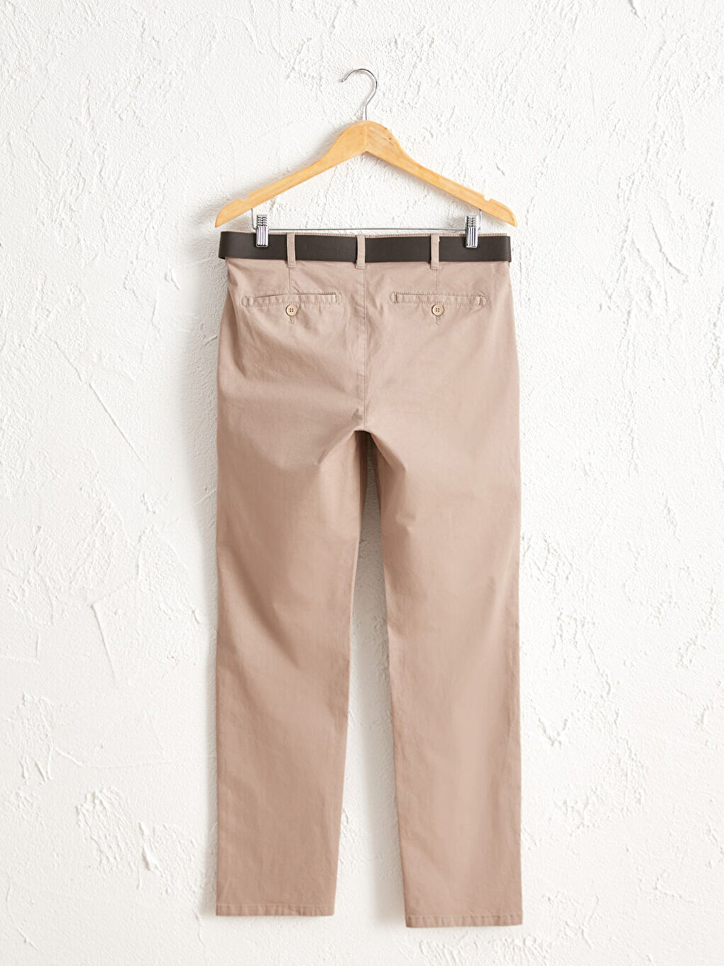 Standard Fit Gabardine Trousers-2