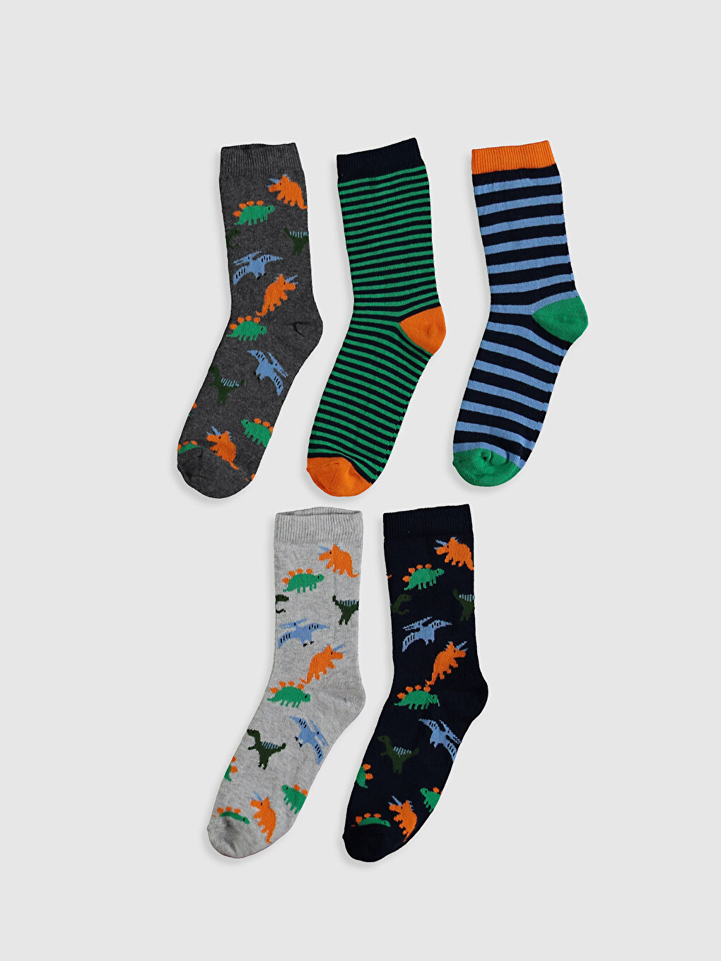 Носки до щиколотки для мальчиков, комплект из 5 штук-1