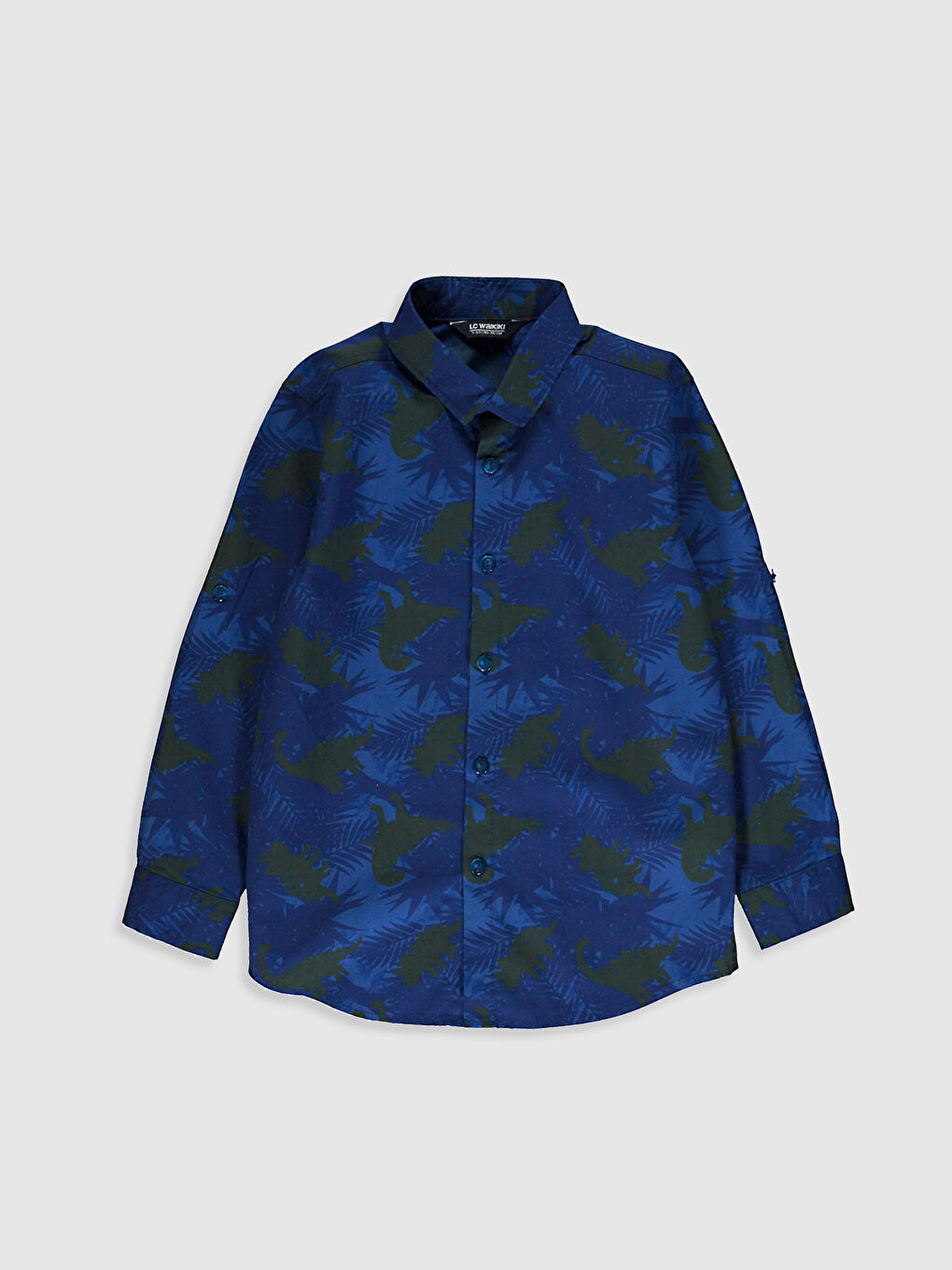 Сорочка з попліну з принтом для хлопчика