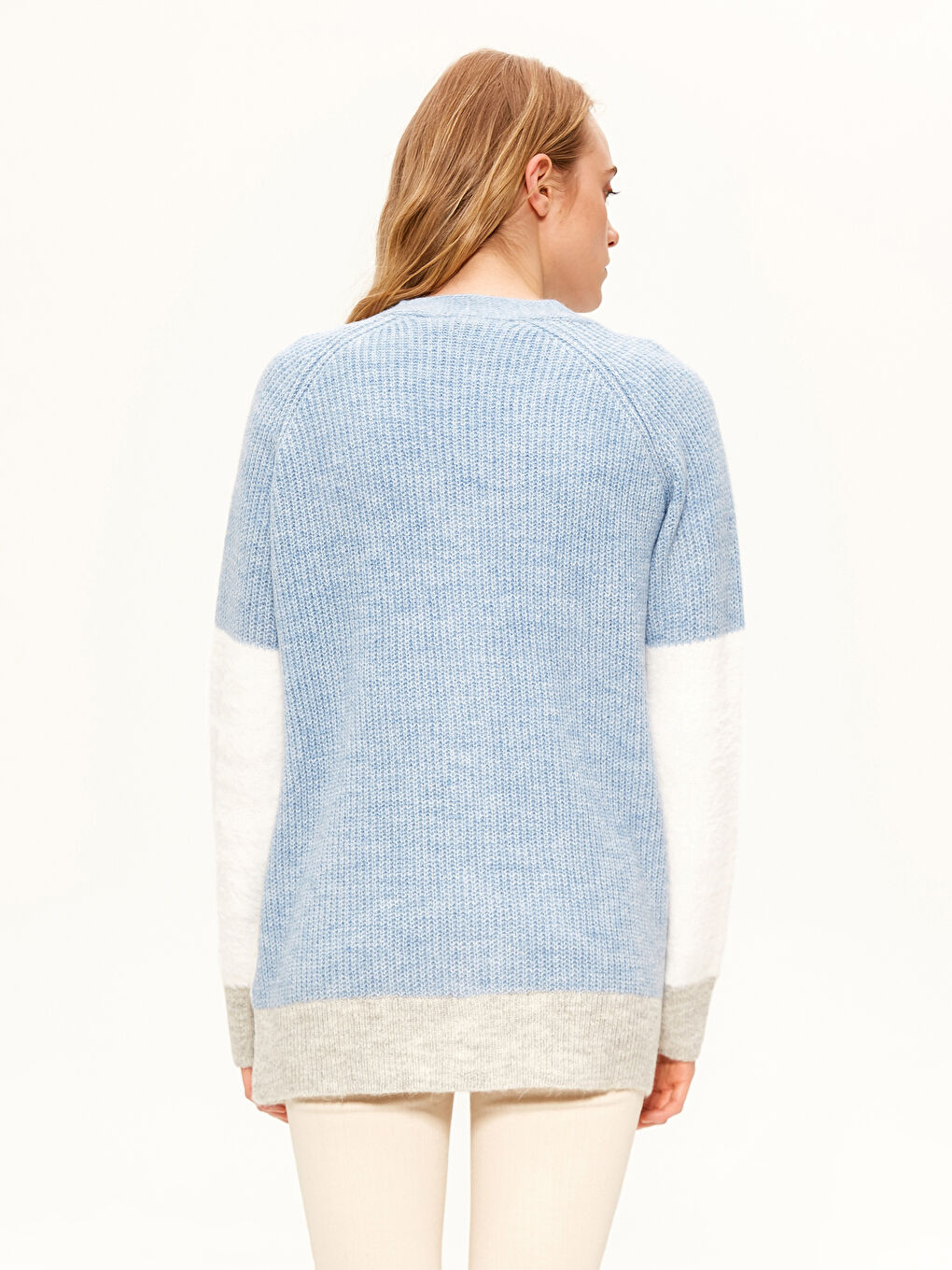 Женский кардиган стандартного кроя с длинным рукавом-2