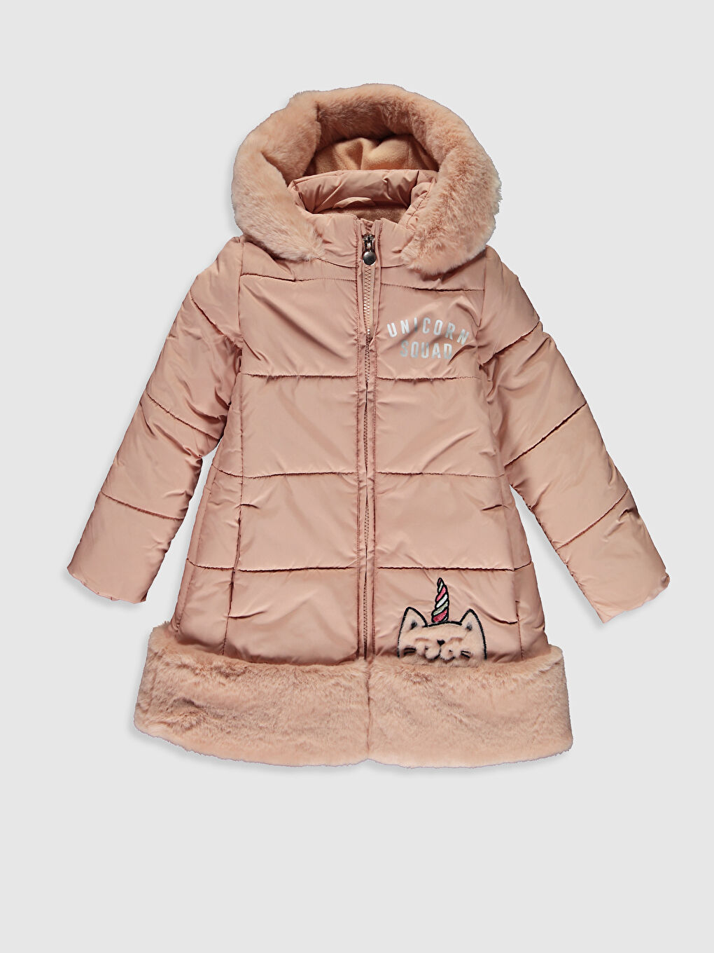 Girl's Coat with Hood