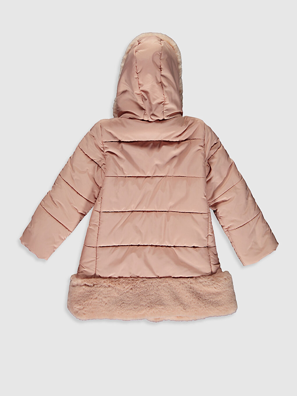 Girl's Coat with Hood-1