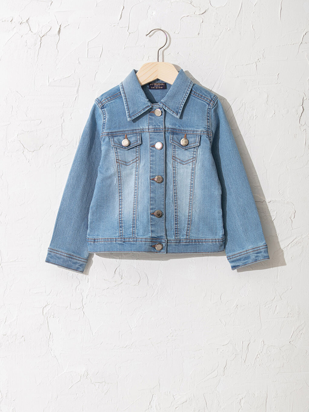 Long Sleeve Girl Jean Jacket