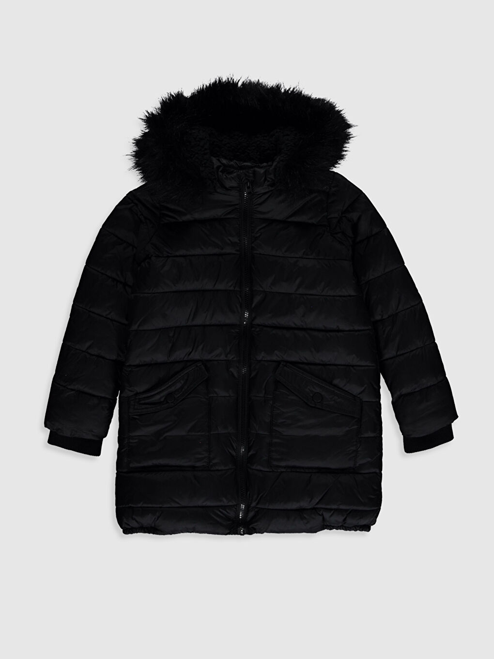 Қыздарға арналған капюшонды пальто